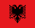 flag of Albania 150x120 - Nations, Nationalities and Languages in Farsi A-H