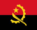 flag of Angola 150x120 - Nations, Nationalities and Languages in Farsi A-H
