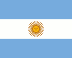 flag of Argentina 150x120 - Nations, Nationalities and Languages in Farsi A-H