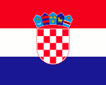 flag of Croatia 150x120 - Nations, Nationalities and Languages in Farsi A-H