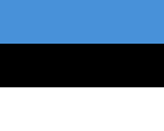 flag of Estonia 150x120 - Nations, Nationalities and Languages in Farsi A-H