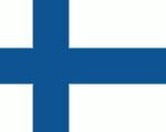 flag of Finland 150x120 - Nations, Nationalities and Languages in Farsi A-H