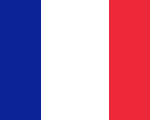 flag of France 150x120 - Nations, Nationalities and Languages in Farsi A-H