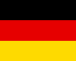 flag of Germany 150x120 - Nations, Nationalities and Languages in Farsi A-H