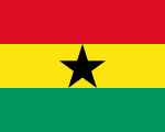 flag of Ghana 150x120 - Nations, Nationalities and Languages in Farsi A-H