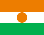 flag of Niger 150x120 - Nations, Nationalities and Languages in Farsi N-S