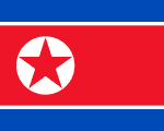 flag of Korea North 2 150x120 - Nations, Nationalities and Languages in Farsi N-S