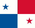 flag of Panama 150x120 - Nations, Nationalities and Languages in Farsi N-S