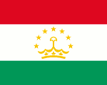 flag of Tajikistan 150x120 - Nations, Nationalities and Languages in Farsi T-Z