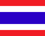 flag of Thailand 150x120 - Nations, Nationalities and Languages in Farsi T-Z