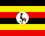 flag of Uganda 150x120 - Nations, Nationalities and Languages in Farsi T-Z
