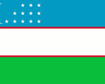 flag of Uzbekistan 150x120 - Nations, Nationalities and Languages in Farsi T-Z