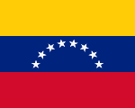 flag of Venezuela 150x120 - Nations, Nationalities and Languages in Farsi T-Z